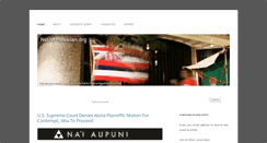 Desktop Screenshot of nativehawaiian.org
